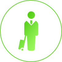 出張している人のアイコン